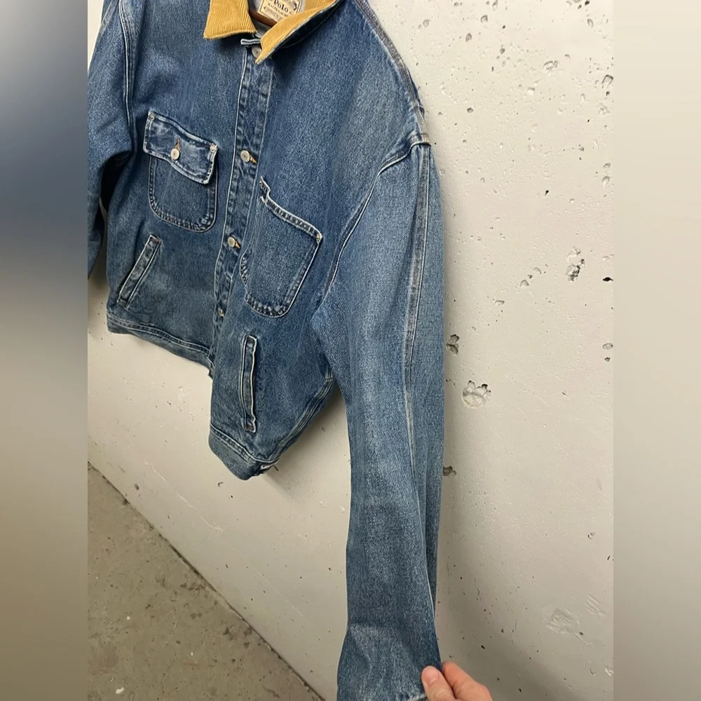 Polo Ralph Lauren denim dungaree jacket - Picture 5 of 8